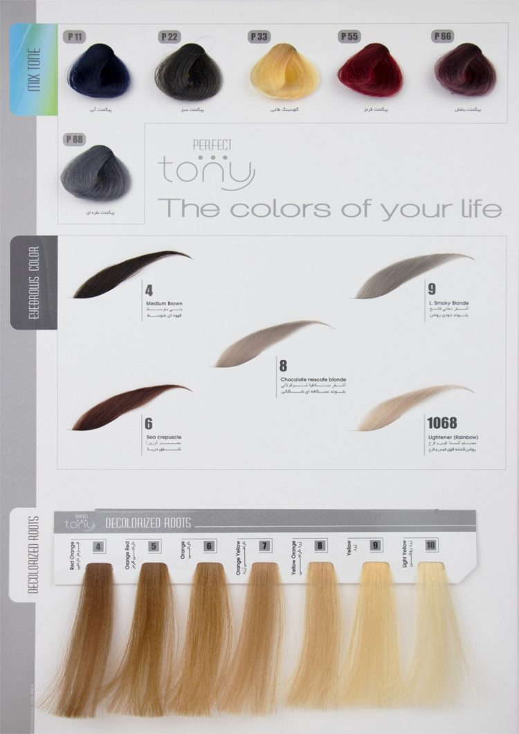 رنگ مو تونی TONY - تصویر 6