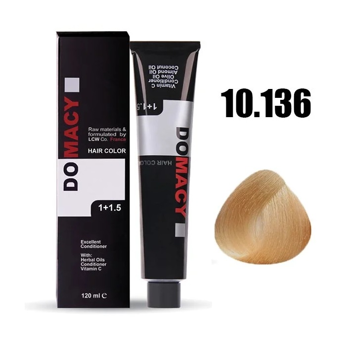 رنگ مو دوماسی شماره ۱۰.۱۳۶ شامپاینی