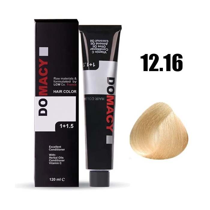 رنگ مو دوماسی شماره ۱۲.۱۶ صدفی مرواریدی