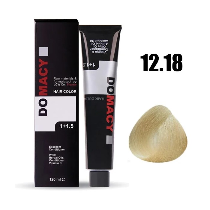 رنگ مو دوماسی شماره ۱۲.۱۸ کنفی آلپا