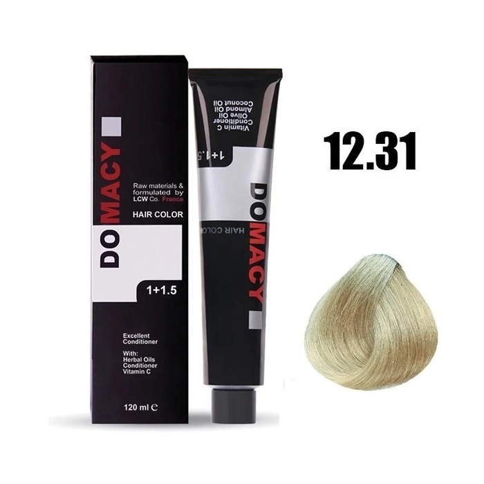 رنگ مو دوماسی شماره ۱۲.۳۱ شنی صحرایی