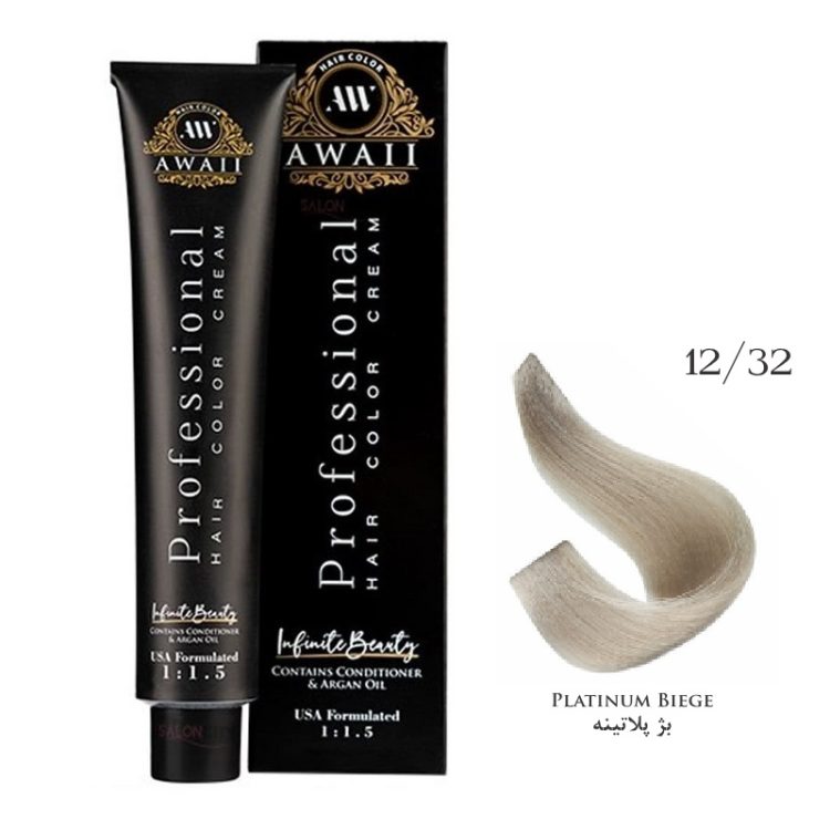 رنگ مو آوایی شماره 12/32 بژ پلاتینه