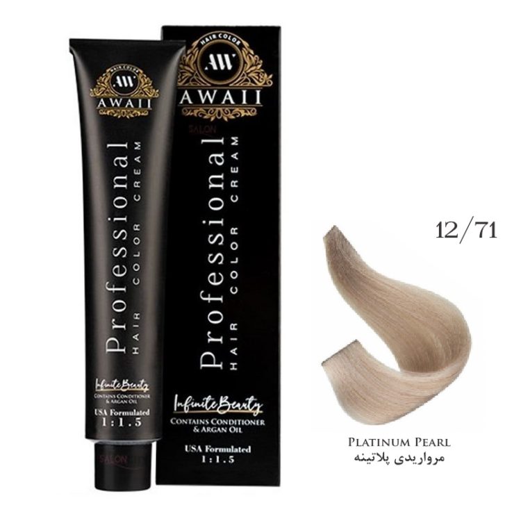 رنگ مو آوایی شماره 12/71 مرواریدی پلاتینه