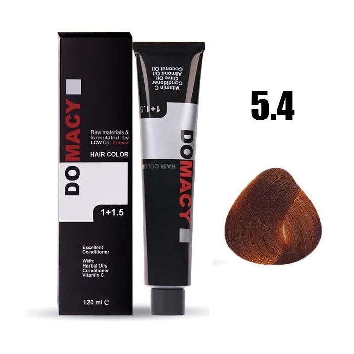 رنگ مو دوماسی شماره ۵.۴ مسی کاکائویی