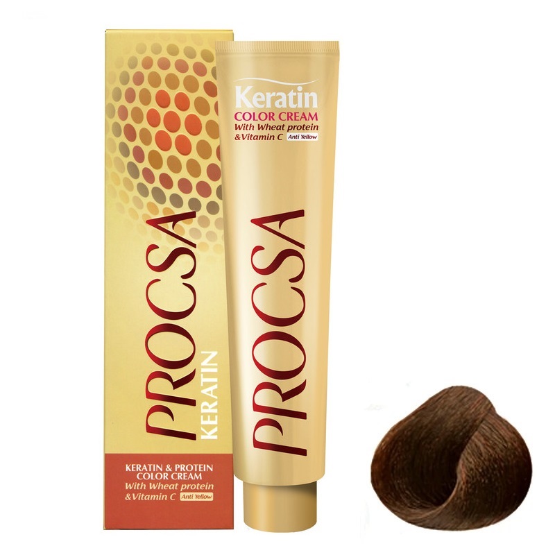 رنگ مو پروکسا شماره 5.42 قهوه ای برنز روشن