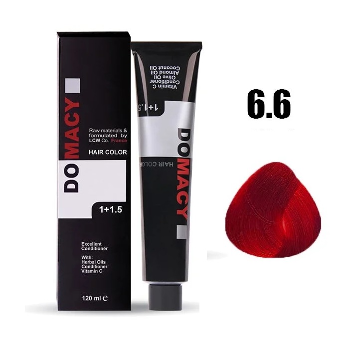 رنگ مو دوماسی شماره ۶.۶ قرمز آتشین