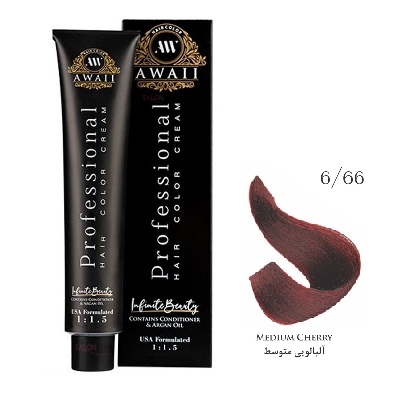 رنگ مو آوایی شماره 6/66 آلبالویی متوسط