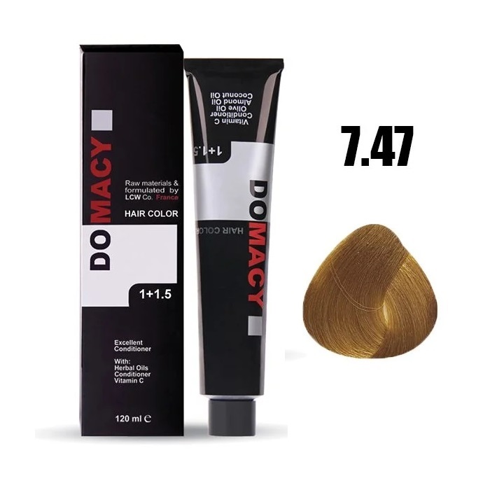 رنگ مو دوماسی شماره ۷.۴۷ تافی