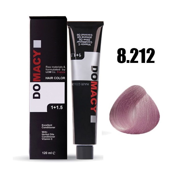 رنگ مو دوماسی شماره ۸.۲۱۲ یاسی