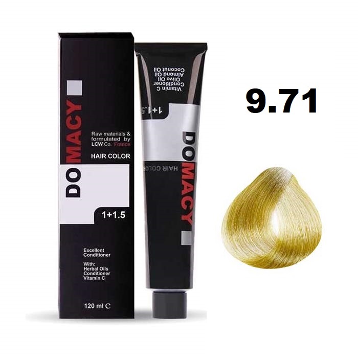 رنگ مو دوماسی شماره ۹.۷۱ کاراملی روشن