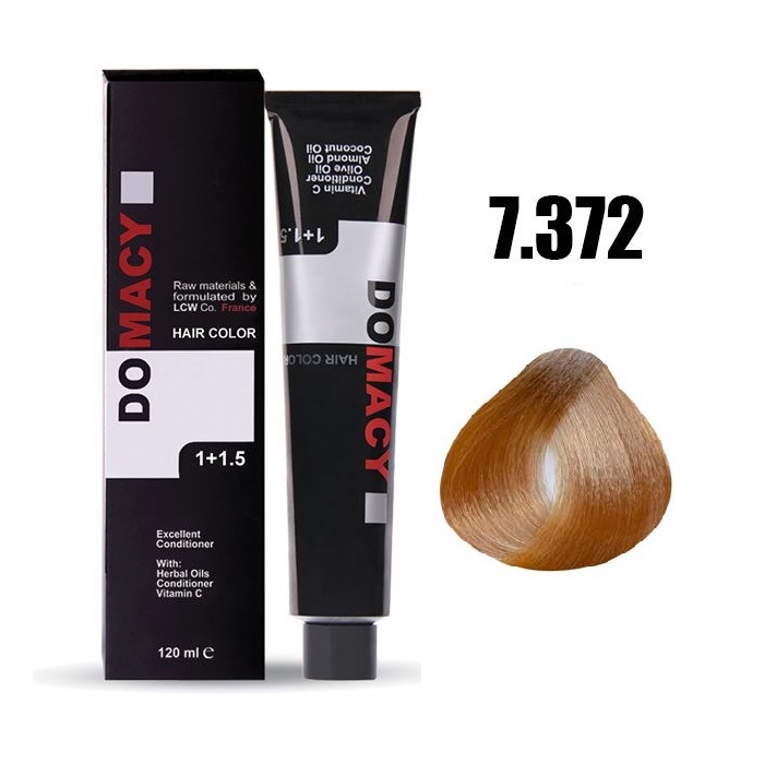 رنگ مو دوماسی شماره ۷.۳۷۲ بیسکویتی