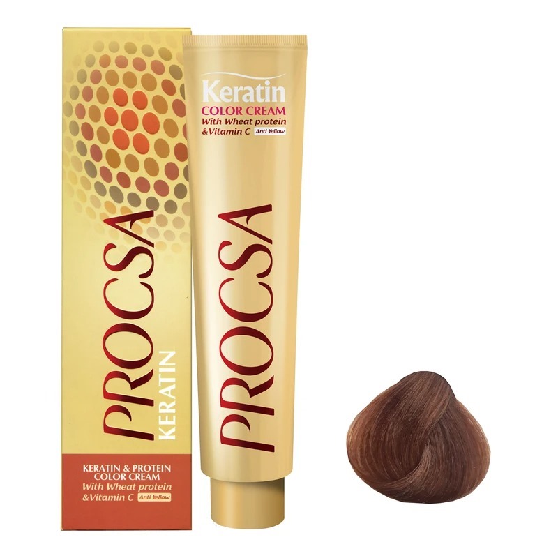 رنگ مو پروکسا شماره 7.51 بلوند نسکافه ای متوسط