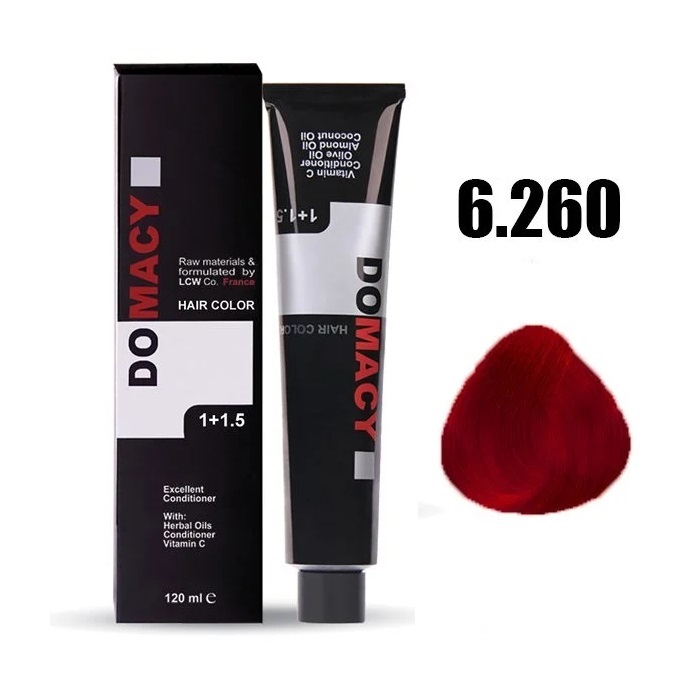 رنگ مو دوماسی شماره ۶.۲۶۰ ردولوت