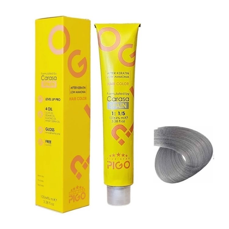 واریاسیون پیگو شماره 0.10- E13 رنگ نقره ای (ضد زردی)