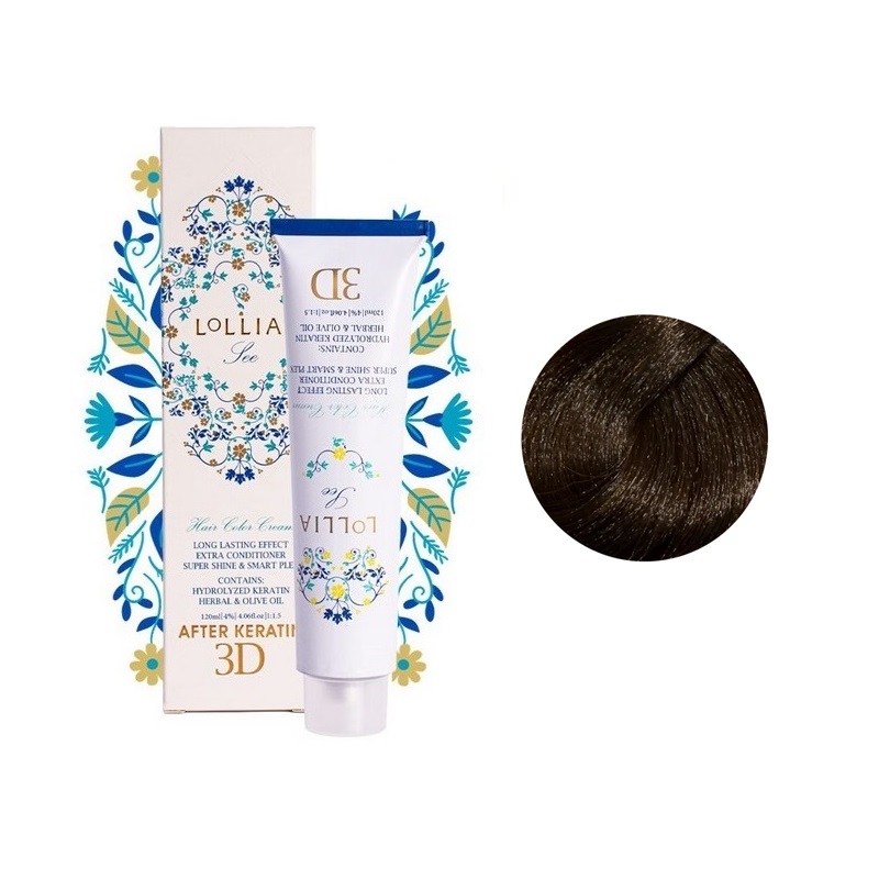 رنگ مو لولیا شماره 5/3 قهوه‌ای طلایی روشن