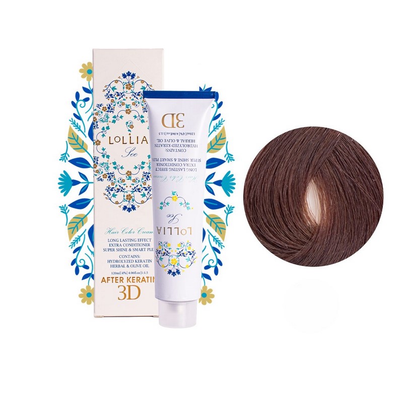 رنگ مو لولیا شماره 5/775 قهوه‌ای کاکائویی روشن