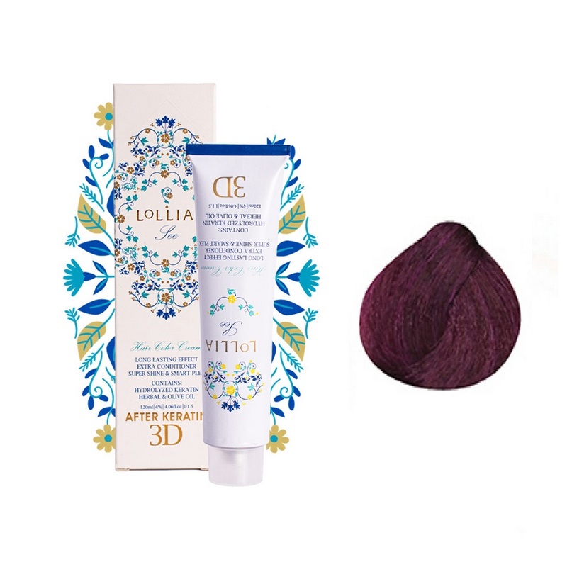 رنگ مو لولیا شماره 6/20 شرابی بادمجانی