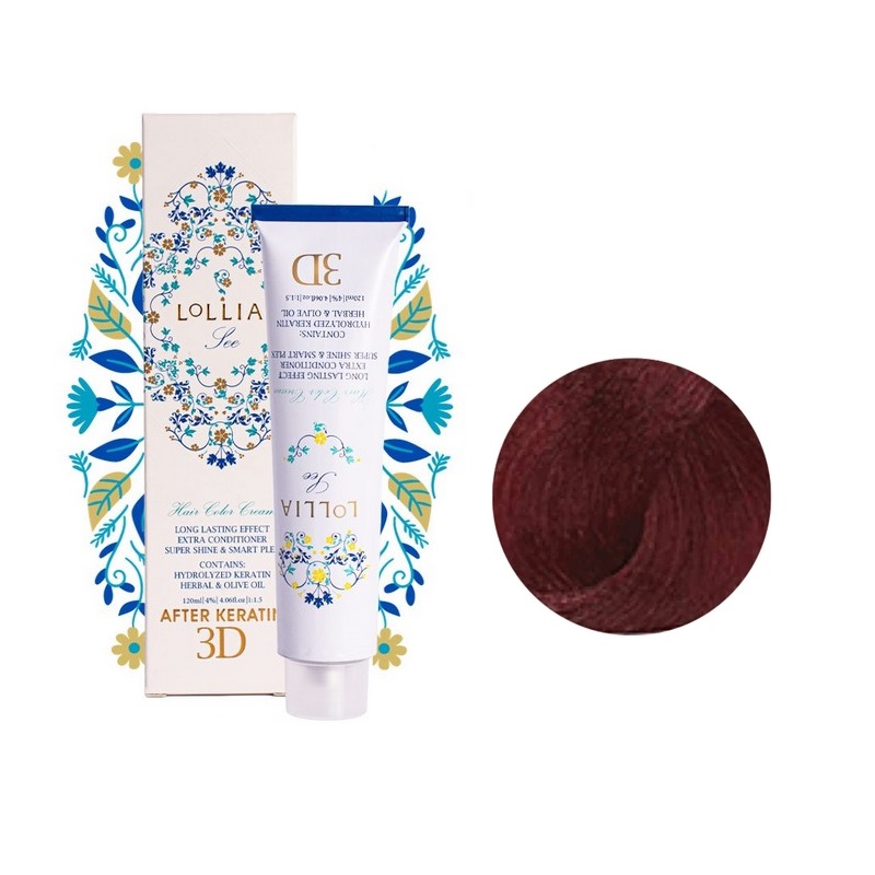 رنگ مو لولیا شماره 6/620 قرمز شرابی