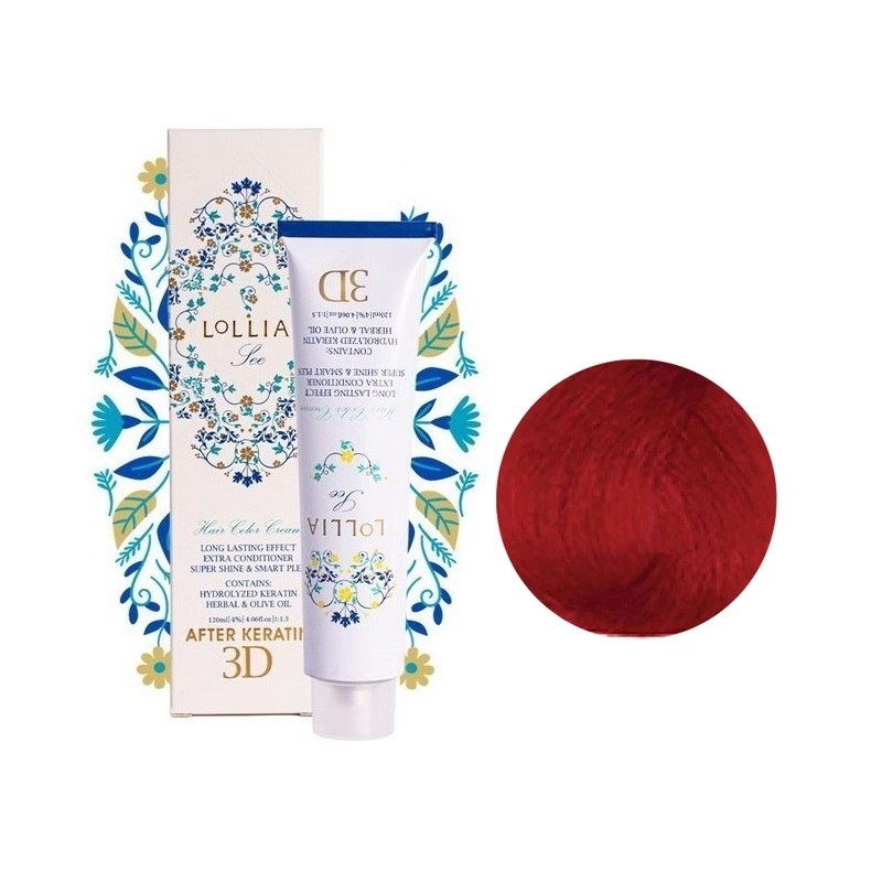 رنگ مو لولیا شماره 7/6 قرمز آتشین