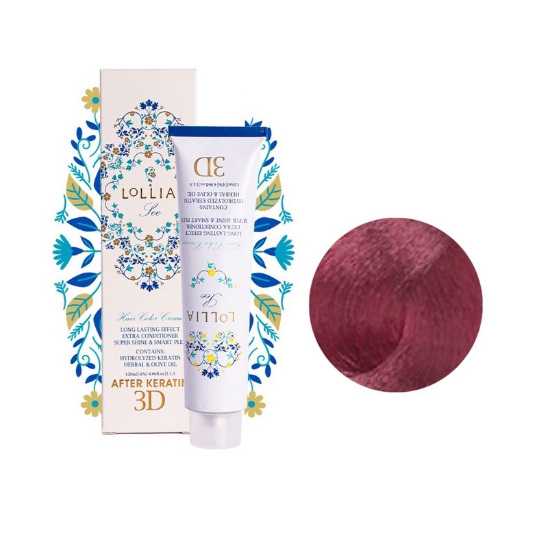 رنگ مو لولیا شماره 8/620 بلوند قرمز شرابی