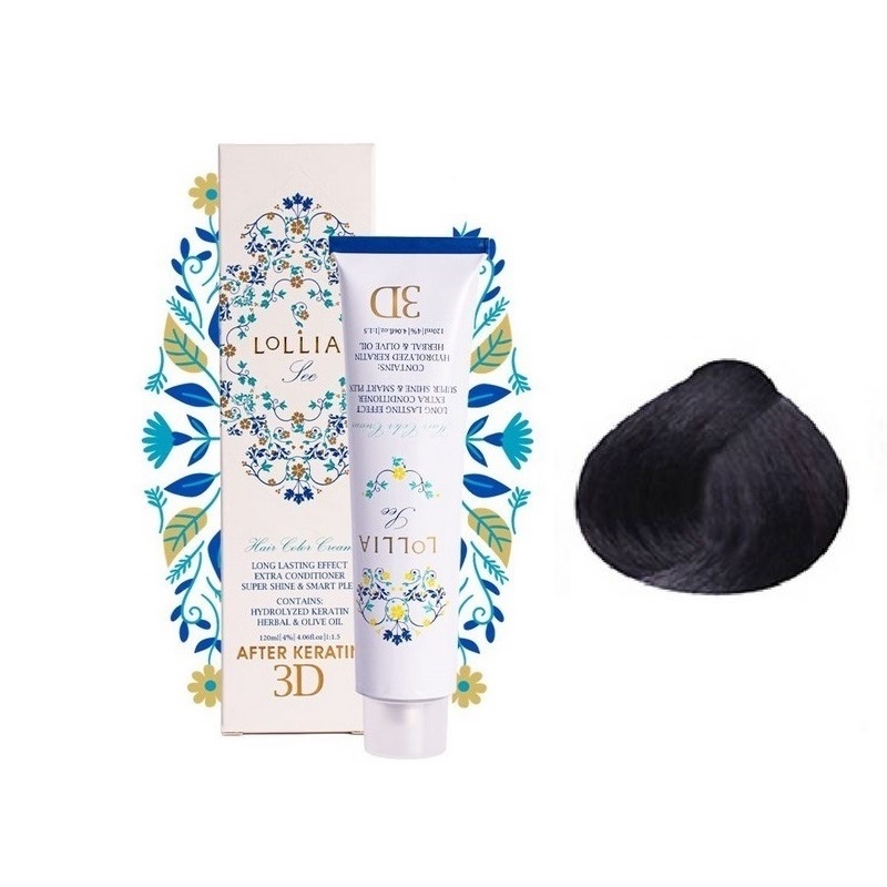 رنگ مو لولیا شماره FB7 آبی فلورانسی تیره