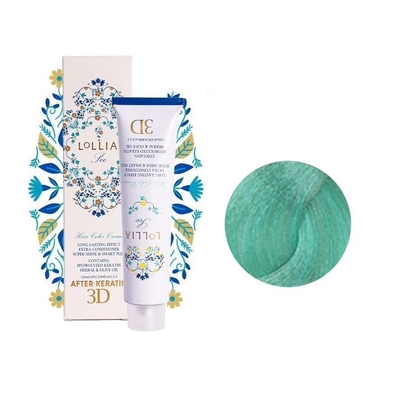 رنگ مو لولیا شماره M6 نعنایی