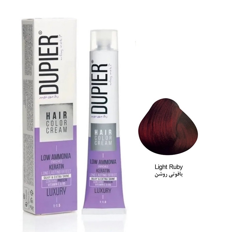 رنگ مو دوپیر شماره 5/62 یاقوتی روشن