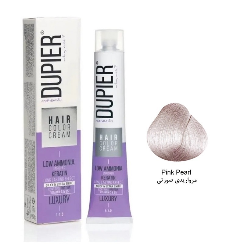 رنگ مو دوپیر شماره 12/20 مرواریدی صورتی