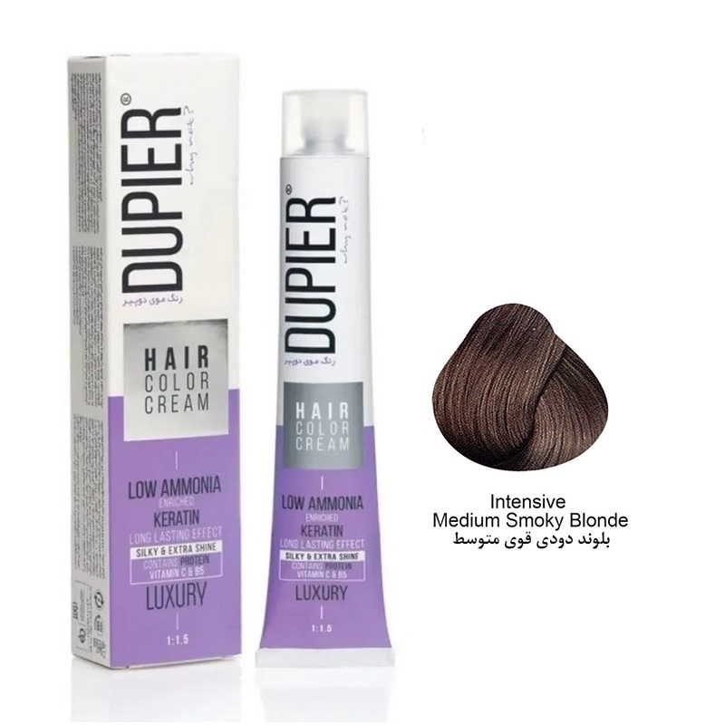 رنگ مو دوپیر شماره 7/11 بلوند دودی قوی متوسط