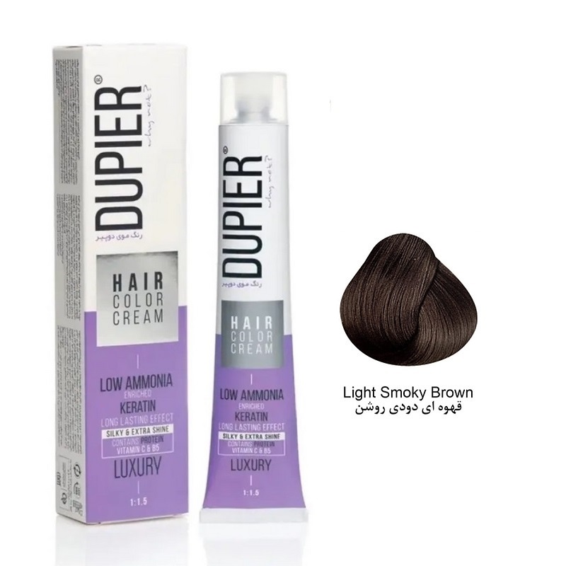 رنگ مو دوپیر شماره 5/1 C4 قهوه ای دودی روشن