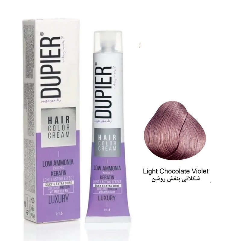 رنگ مو دوپیر شماره 9/72 شکلاتی بنفش روشن