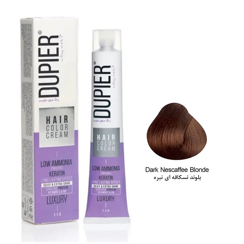 رنگ مو دوپیر شماره 6/77 بلوند نسکافه ای تیره
