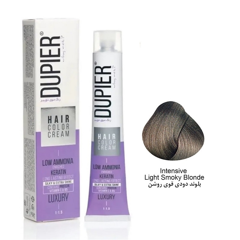 رنگ مو دوپیر شماره 8/11 بلوند دودی قوی روشن