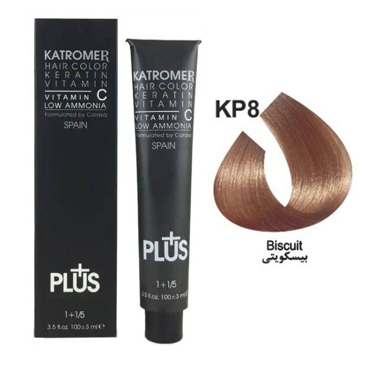 رنگ مو کاترومر شماره KP8 بیسکویتی